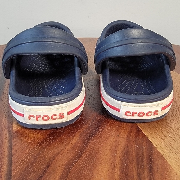 CROCS Kids Blue Clogs with Mickey Mouse and Rubber Duck Jibbitz Size C 5 - Picture 6 of 17